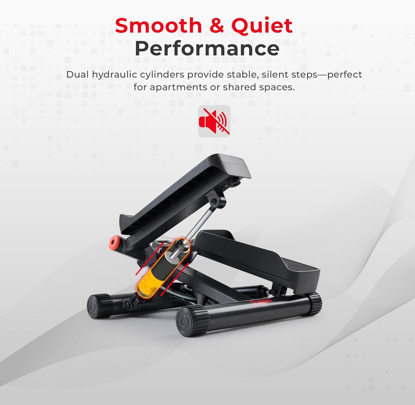 Mini Stepper for Home Exercise – Stair Step Machine with Resistance Bands, 300+lb Weight Capacity, Optional Twist Motion & Free Fitness App Connection 🪑💪