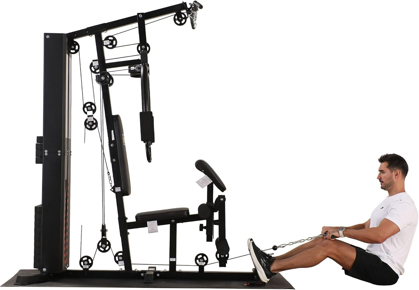 Multifunctional Home Gym Workout Station by BalanceFrom – 160LBS Weight, Comes with Floor Mat 💪